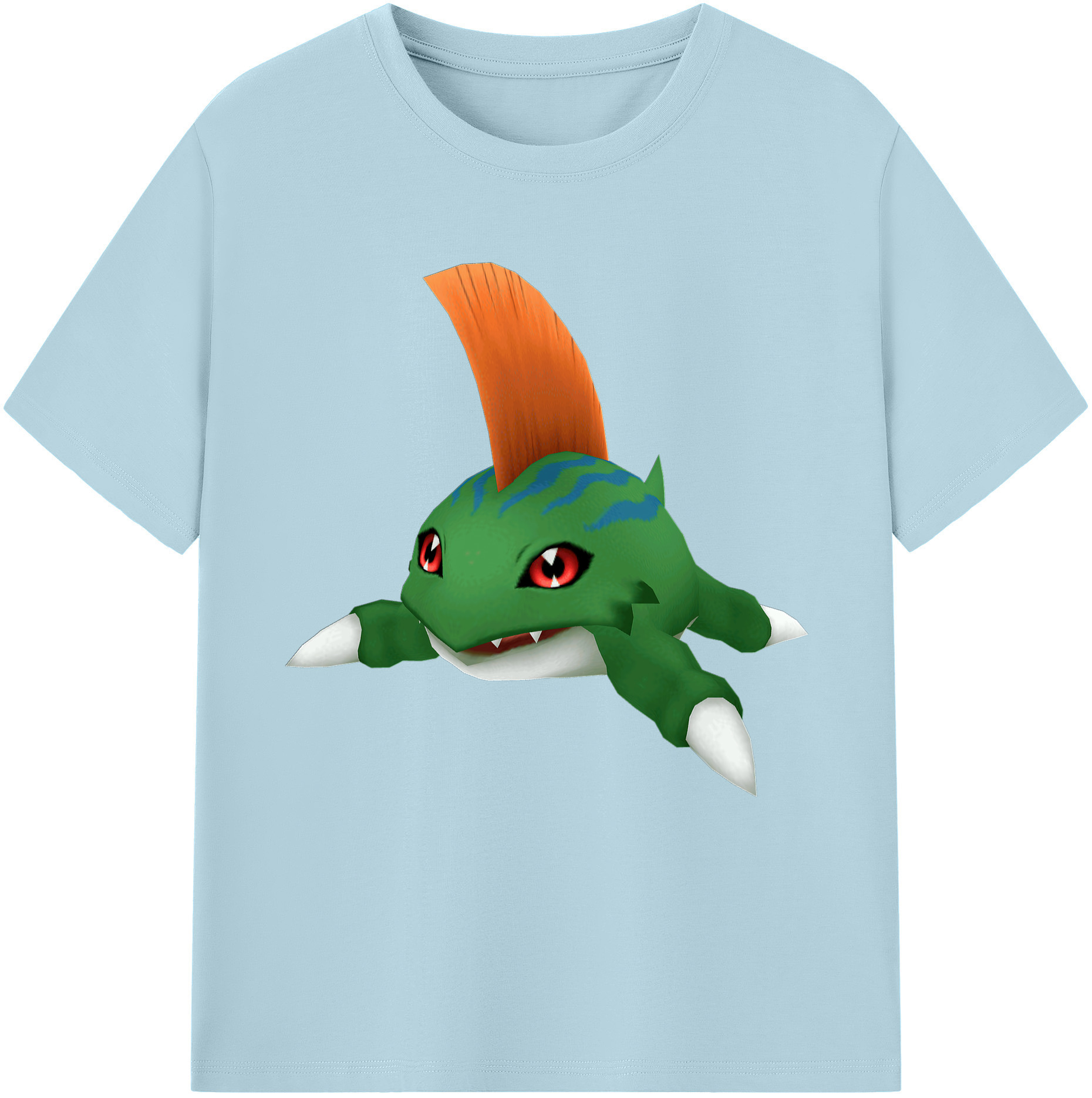 （画像用） Digimon デジタルモンスター/デジモン 綿100％半袖Tシャツ（フロントプリント）